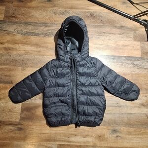 H&M Charcoal Light Puffer Jacket